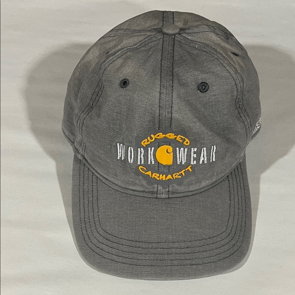 Carhartt Lot of Two Men's Gray Caps with Yellow Embroidery - Picture 10 of 15